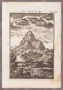 Ереван. Вид на фоне Арарата с ковчегом, начало XVIII века.