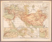 Карта Империи Александра Великого.