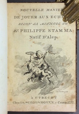 Филипп Стамма. Игра в шахматы, 1777 год.