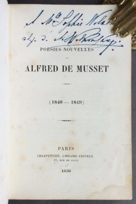 Альфред де Мюссе. Поэзия, 1850 год.