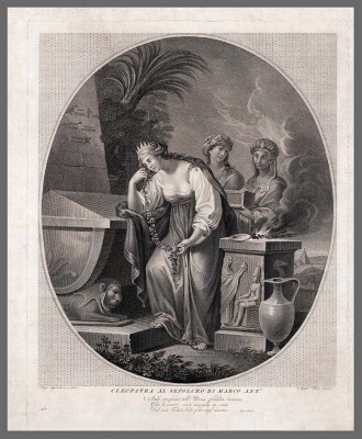 Клеопатра у гроба Марка Антония, 1810-е гг.