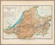Карта Забайкальской области, конца XIX века.