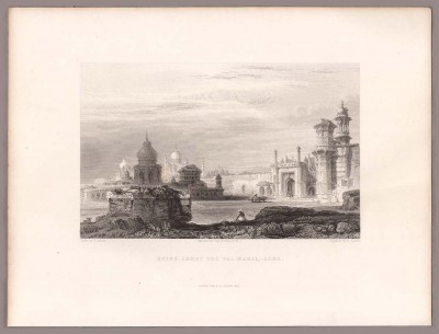  Индия. Тадж-Махал, 1835 год.