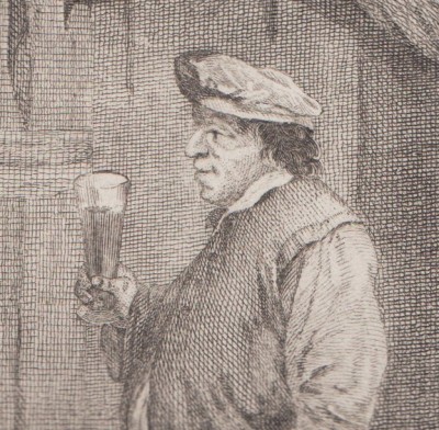 Тенирс. Фламандское кафе, конец XVIII века.