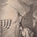 Иудаика. Царь Давид у Меноры, 1722 год.