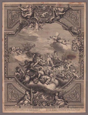 Дары Аполлона искусству и науке, первая четверть XVIII века.