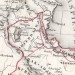 Антикварная карта Персии (Ирана), Туркестана и Южной Азии, 1846 год.