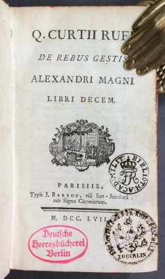 История Александра Македонского Великого, 1757 год.