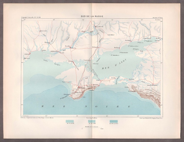 Карта 1880 года