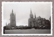 Бельгия. Ипр. Палата суконщиков и Собор, 1943 год.