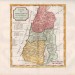 Карта Израиля. Иудея или Святая Земля, 1762 год.