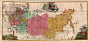 Карта Российской Империи, 1784 год. Огромная! 