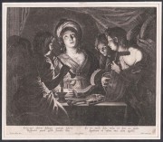 [Аллегория музыки]. Святая Цецилия с ангелами, играющими на музыкальных инструментах.