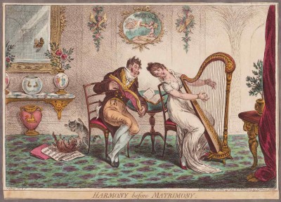Гилрей. Предбрачная гармония, 1805 год.