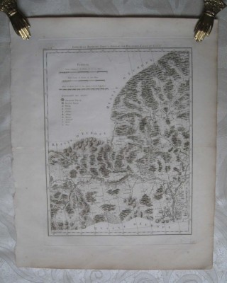 Российская Империя. Карта Татарстана, Казань, 1768 год.