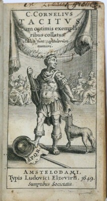 Корнелий Тацит. История Древнего Рима. Эльзевиры, 1649 год.