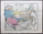 Этнографическая карта Российской Империи, 1877 год.
