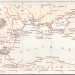 Старинная карта Крыма и Чёрного моря.
