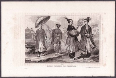 Китаянки на прогулке.