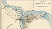  Карта реки Волги и Нижнего Новгорода, конца XIX века. 