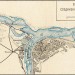  Карта реки Волги и Нижнего Новгорода, конца XIX века. 