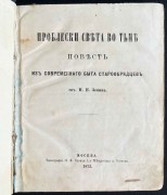 Зенин. Проблески света во тьме, 1872 год.