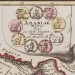 Карта ОАЭ, Кувейт, Катар, Саудовская Аравия, 1720 год.