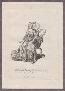 История моды. Гравюра. Европа. Бельгия в 1700 году.