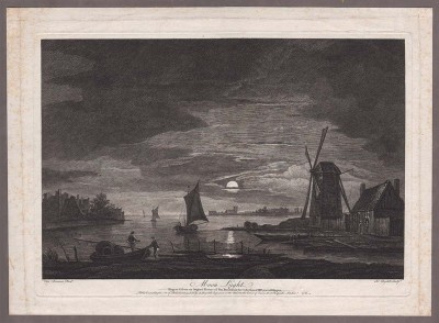 Лунный свет. Голландский морской пейзаж, 1753 год.