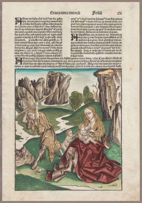 Адам и Ева после изгнания из рая, [1493] год.
