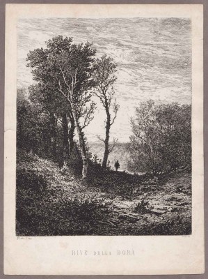 Перотти. Берега Доры, 1869 год.