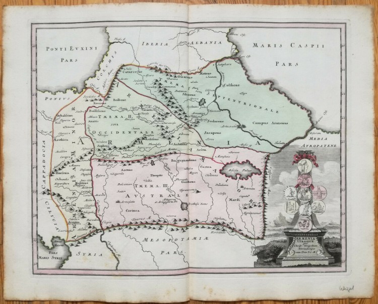 Карта армении 1900