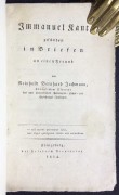 Яхманн. Иммануил Кант в письмах к другу, 1804 год.