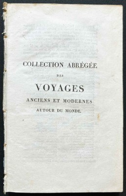 Путешествия графа Бугенвиля, 1809 год.