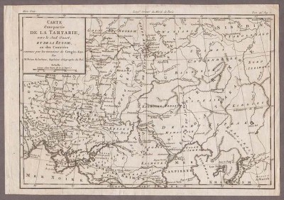 Карта юго-восточной Тартарии и России 1780-е гг.