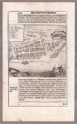 Астрахань. План города в древности, 1647 год.