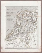 Карта Голландии.