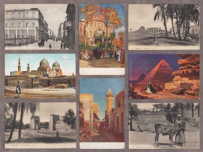Египет. Лот антикварных открыток.