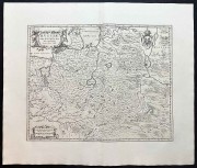 Карта России именуемой Московия, 1660-е годы.