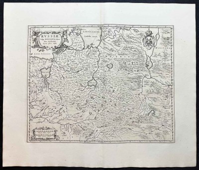 Карта России именуемой Московия, 1660-е годы.