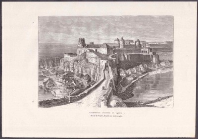 Древние города России. Древняя крепость в Каменец-Подольский, 1880-е года.