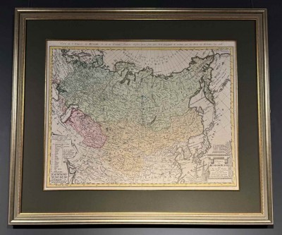 Карта Российской Империи 1786 года.