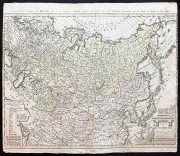 Карта Российской Империи 1786 года.