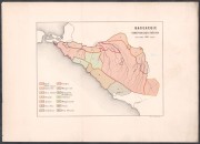 Карта населения Северо-Западного Кавказа, 1863 год.