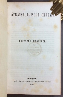 Конволют из 5 редких немецких книг, 1842/1843 года.