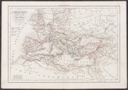 Карта Римской Империи, 1850-е годы.