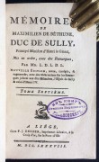 Воспоминания герцога Сюлли. Антикварная книга на французском языке из библиотеки С.Б. Веселовского, 1788 год.