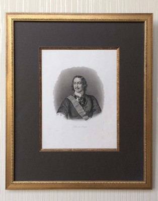 Портрет Петра I Великого, 1858 год.