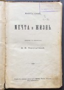 Мечта и жизнь. Роман. 1902 год. 