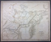 Россия. Карта Дальнего Востока и Камчатки, 1824 год.